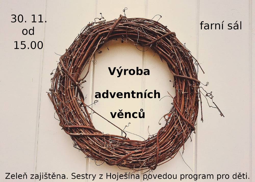 Výroba adventních věnců